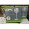 Image 1 : Qty 3 House to Home 16" Pedestal Fans in Boxes (3rd box incomplete)