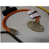 Image 10 : Qty 2 Heavy Duty Extension Cords, Light Cage & Misc Attachments