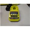 Image 15 : Qty 3 Ryobi Power Tools, Case & 2 Chargers: P519VN Reciprocating Saw, P343 Multi-Tool & P705 Light