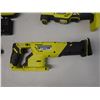 Image 3 : Qty 3 Ryobi Power Tools, Case & 2 Chargers: P519VN Reciprocating Saw, P343 Multi-Tool & P705 Light