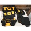 Image 1 : Multiple DeWalt Carry Cases, Carpenter's Apron, Misc Sizes