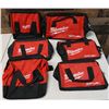 Image 1 : Qty 6 Milwaukee Tool Bags, Misc Sizes