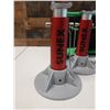 Image 2 : Qty 4 Sunex 3-Ton Aluminum Jack Stands & Carry Case