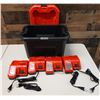 Image 1 : Craftsman Tool Chest & 4 Milwaukee Chargers