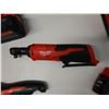Image 10 : Qty 2 Milwaukee Power Tools, Battery, Case & 1 Charger: 2457-20 Ratchet, 2735-20 Worklight, etc
