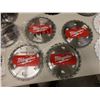 Image 8 : Multiple Circular Saw Blades: Milwaukee, DeWalt, Framing, Misc Sizes, in Basket