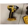 Image 10 : Qty 2 DeWalt Power Tools, Battery, Case & 2 Chargers: DCW210 Palm Sander & DC825 Impact Driver
