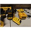 Image 3 : Qty 2 DeWalt Power Tools, Battery, Case & 2 Chargers: DCW210 Palm Sander & DC825 Impact Driver