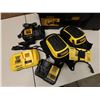 Image 3 : Qty 3 DeWalt Chargers, Kneepads & Tote + Power Tool Case