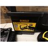 Image 4 : Qty 3 DeWalt Chargers, Kneepads & Tote + Power Tool Case