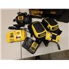 Image 6 : Qty 3 DeWalt Chargers, Kneepads & Tote + Power Tool Case