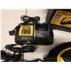 Image 9 : Qty 3 DeWalt Chargers, Kneepads & Tote + Power Tool Case