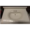 Image 1 : Sink & Countertop w/ Backsplash 37" x 21"