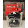 Image 1 : Makita BL1830-2 18V LXT Lithium-Ion 3.0Ah Battery, 2/pk New in Package