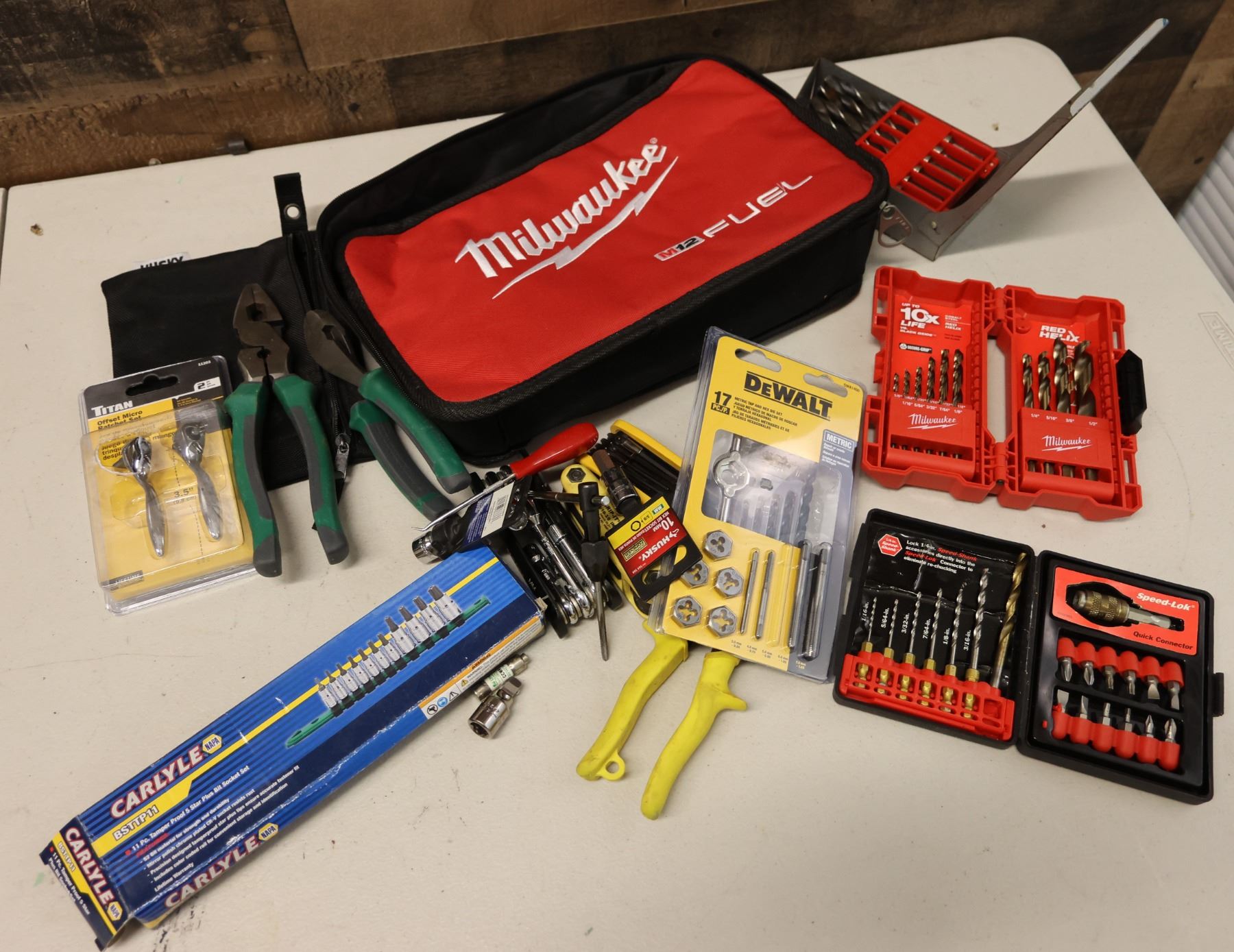 Multiple Hand Tools Multiple Hand Tools in Milwaukee Bag: Socket Set, Ratchets, Bits, etc ...