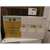 Image 2 : Qty 4 Hampton Bay 3-Light Vanity Fixtures in Boxes