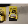 Image 3 : Qty 4 Stanley LeverLock Tape Measures in DeWalt Carry Bag