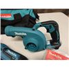 Image 3 : Qty 2 Makita Power Tools, Battery, Case & Power Source: XBU05 Blower Base & XRJ01 Reciprocating Saw
