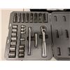 Image 3 : Multiple Hand Tools in Hard Case: Craftsman Ratchet & Socket Set, Clamp, Stanley Tape Measure, etc