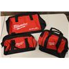 Image 1 : Qty 3 Milwaukee Carry Cases, Misc Sizes