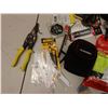 Image 4 : Multiple Hand Tools in DeWalt Case: Ryobi Charger, Nail Set, Makita Vacuum Attachment, etc