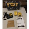 Image 1 : Qty 2 DeWalt Batteries, Charger & Carry Case