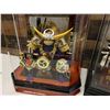 Image 13 : Qty 2 Metal Carving Dream Helmets in Display Cases 17" x 17"H