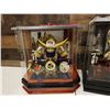Image 2 : Qty 2 Metal Carving Dream Helmets in Display Cases 17" x 17"H