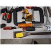Image 11 : Multiple Tools in Husky Case: DeWalt Multi-Tool, Makita Sander, Clamps, Hardware, etc