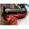 Image 12 : Multiple Tools in Husky Case: DeWalt Multi-Tool, Makita Sander, Clamps, Hardware, etc