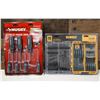 Image 1 : DeWalt DWAMF1280 Drilling & Driving Set & Husky 1005 020 921 Hook & Pick Set New in Package