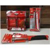 Image 1 : Milwaukee 48-89-4650 Drill Bit Set, 49-22-1110 Sawzall Blades & 48-22-1020 Hammer Tacker New in Pack