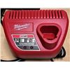 Image 2 : Qty 3 Milwaukee M12 Chargers
