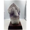 Image 5 : 11 X 6 INCH  LARGE AMETHYST POINT ON STAND FROM BRAZIL