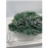 Image 8 : 12 X 6 INCH DARK  GREEN FLUORITE SPECIMEN BASE INCLUDED