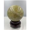 Image 3 : 19 INCH CIRCUMFERENCE NATURAL CITRINE SPHERE FROM BRAZIL