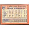 Image 2 : 1991 TOPPS LARRY WALKER (HOF) ROOKIE CARD