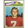 Image 1 : 1977 TOPPS JOE THEISMANN (HOF)