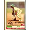 Image 1 : 1982 TOPPS RICKEY HENDERSON (HOF)