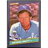 Image 1 : 1986 LEAF GEORGE BRETT (HOF)