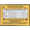 Image 2 : 1987 DONRUSS RICKEY HENDERSON (HOF)