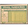 Image 2 : 1977 O-PEE-CHEE PHIL NIEKRO (HOF)