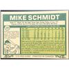 Image 2 : 1977 O-PEE-CHEE MIKE SCHMIDT (HOF)