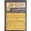 Image 2 : 1973 TOPPS ERIC SODERHOLM ROOKIE CARD