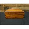Image 10 : Fine Curly Koa Wood Jewelry Box Signed by Artist Purchased from Martin & MacArthur 12" x 8.5" x 5.5"