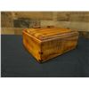Image 12 : Fine Curly Koa Wood Jewelry Box Signed by Artist Purchased from Martin & MacArthur 12" x 8.5" x 5.5"