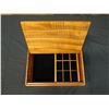 Image 4 : Fine Curly Koa Wood Jewelry Box Signed by Artist Purchased from Martin & MacArthur 12" x 8.5" x 5.5"
