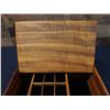 Image 7 : Fine Curly Koa Wood Jewelry Box Signed by Artist Purchased from Martin & MacArthur 12" x 8.5" x 5.5"