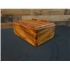 Image 9 : Fine Curly Koa Wood Jewelry Box Signed by Artist Purchased from Martin & MacArthur 12" x 8.5" x 5.5"