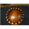 Image 15 : Large Vintage Wooden Kava Bowl 21" Dia, 5.75"H